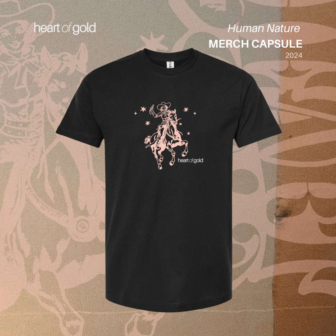 Heart of Gold - Human Nature Horse Tee (Black)